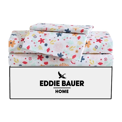 Eddie Bauer Colorful Floral Sheet Set
