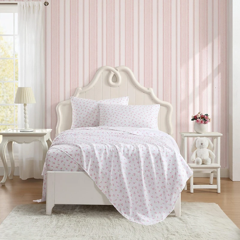 Laura Ashley Lovely Bows Sheet Set