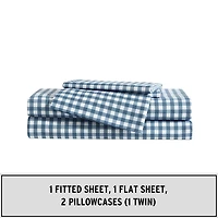 Eddie Bauer Preston Check Sheet Set