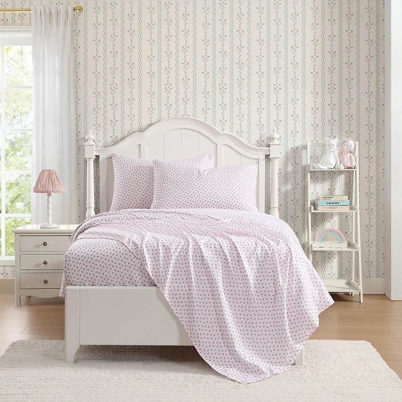 Laura Ashley Lovely Bows Sheet Set