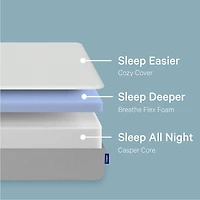 The Casper Element 10" Memory Foam Medium - Mattress a Box