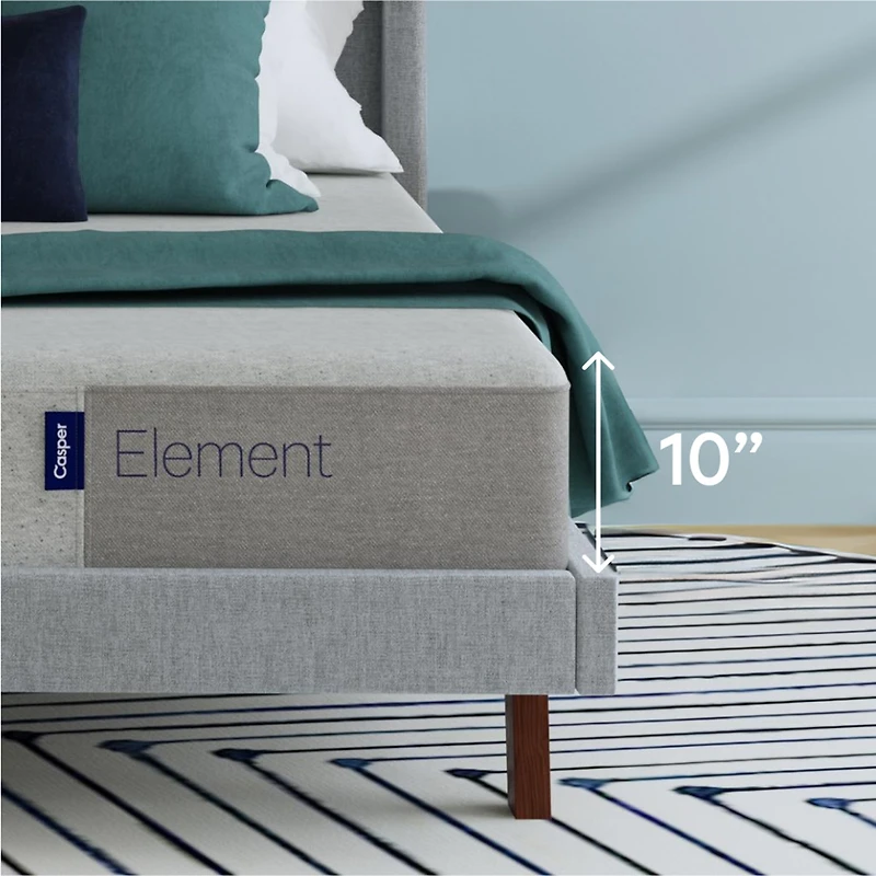 The Casper Element 10" Memory Foam Medium - Mattress a Box