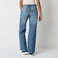 Arizona Womens Juniors Low Rise Baggy Fit Jean
