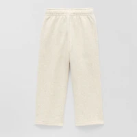 Okie Dokie Toddler & Little Girls Wide Leg Regular Fit Fleece Pull-On Pant