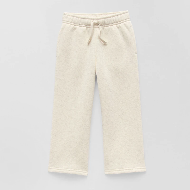 Okie Dokie Toddler & Little Girls Wide Leg Regular Fit Fleece Pull-On Pant