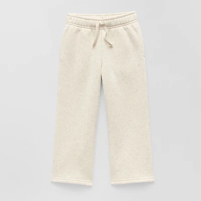Okie Dokie Toddler & Little Girls Wide Leg Regular Fit Fleece Pull-On Pant