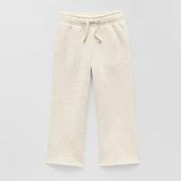 Okie Dokie Toddler & Little Girls Wide Leg Regular Fit Fleece Pull-On Pant