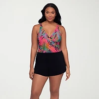Trimshaper Womens Swim Romper