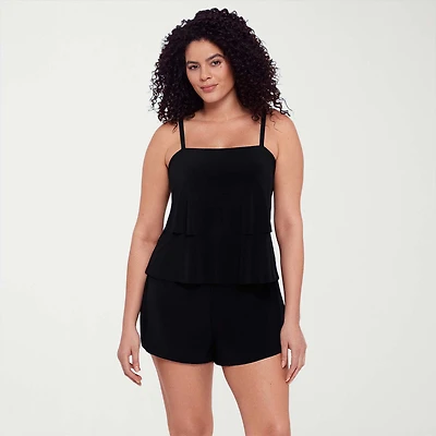 Trimshaper Womens Swim Romper