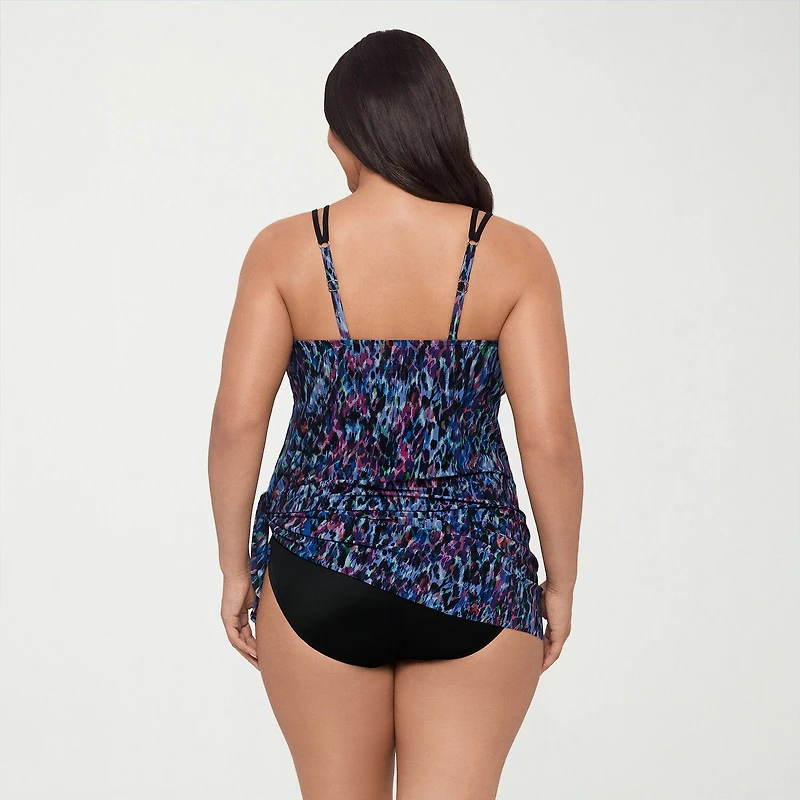 Trimshaper Womens Animal Plus Swim Dress