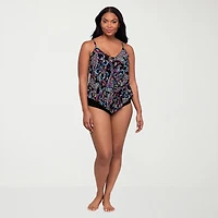 Trimshaper Womens Paisley Tankini Swimsuit Top