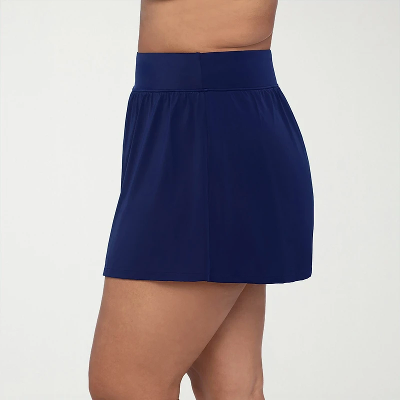 Trimshaper Womens Plus Swim Skirt
