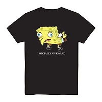 Little & Big Kid Boys Crew Neck Short Sleeve Regular Fit Spongebob Graphic T-Shirt