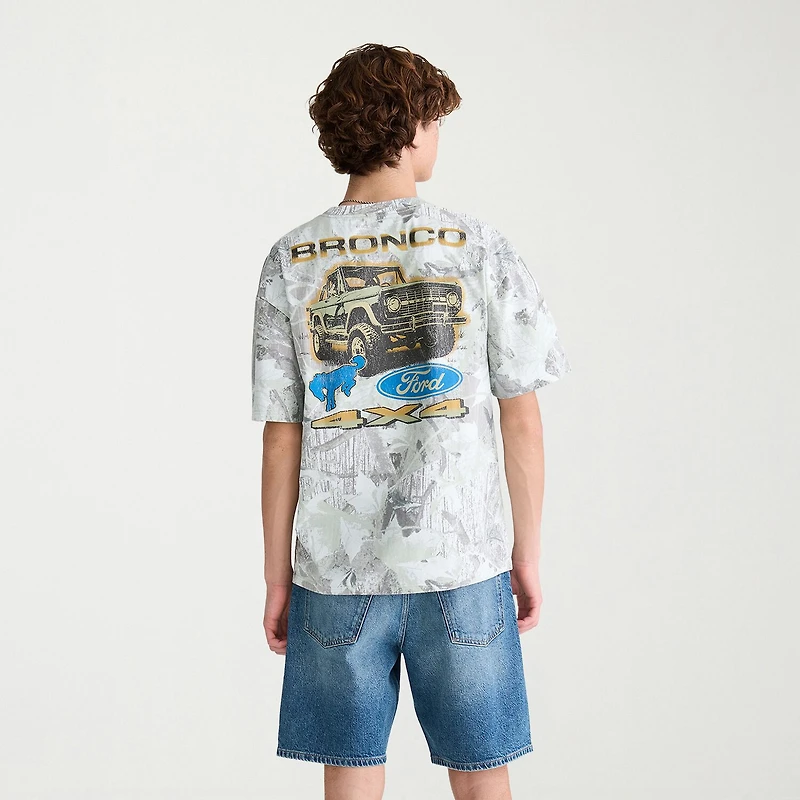 AEROPOSTALE Ford Mens Crew Neck Short Sleeve Regular Fit Graphic T-Shirt