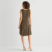Perceptions Womens Floral Jacket Dress