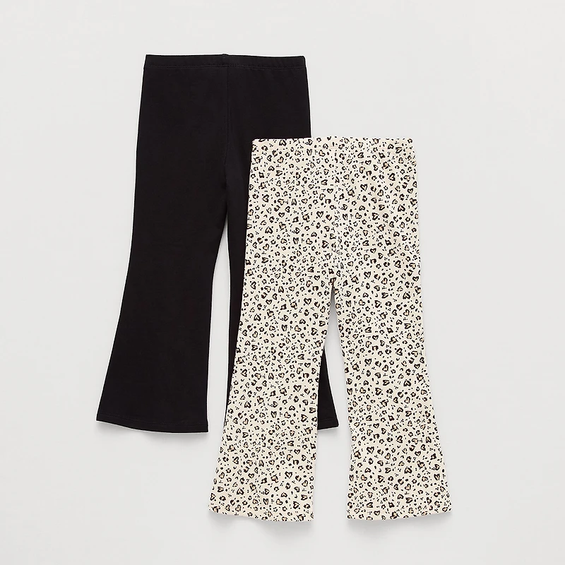 Okie Dokie Toddler & Little Girls Flare 2-pc. Full Length Leggings