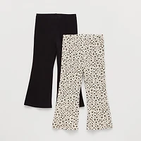 Okie Dokie Toddler & Little Girls Flare 2-pc. Full Length Leggings