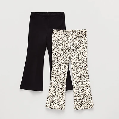 Okie Dokie Toddler & Little Girls Flare 2-pc. Full Length Leggings