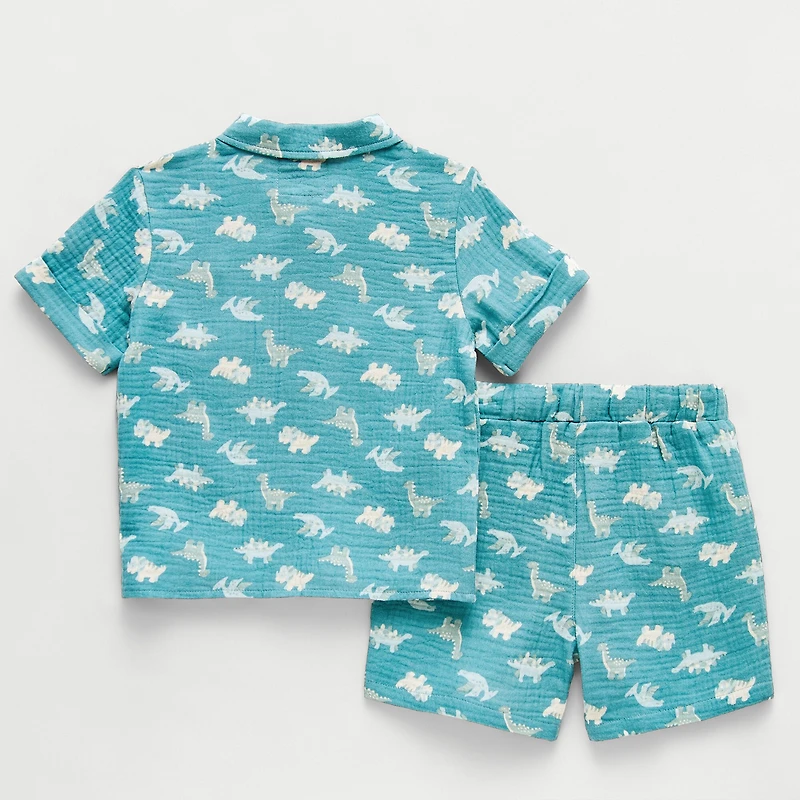 Little Stitch Toddler Boys 3-pc. Short Set