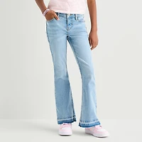 Thereabouts Little & Big Kid Girls Adjustable Waist Low Rise Flare Leg Jean