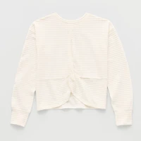 Xersion Little & Big Kid Girls Crew Neck Long Sleeve Active T-Shirt