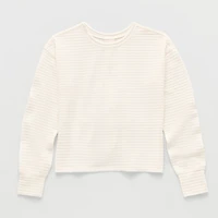 Xersion Little & Big Kid Girls Crew Neck Long Sleeve Active T-Shirt
