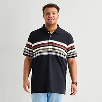 mutual weave Big and Tall Mens Relaxed Fit Short Sleeve Polo Shirt