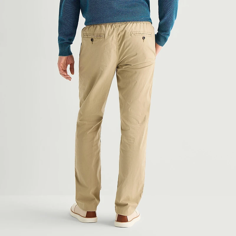 St. John's Bay Lightweight Pull On Mens Straight Fit Flat Front Pant