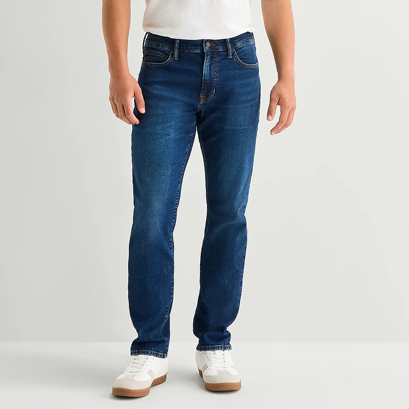 Arizona Mens Tapered Leg Athletic Fit Jean