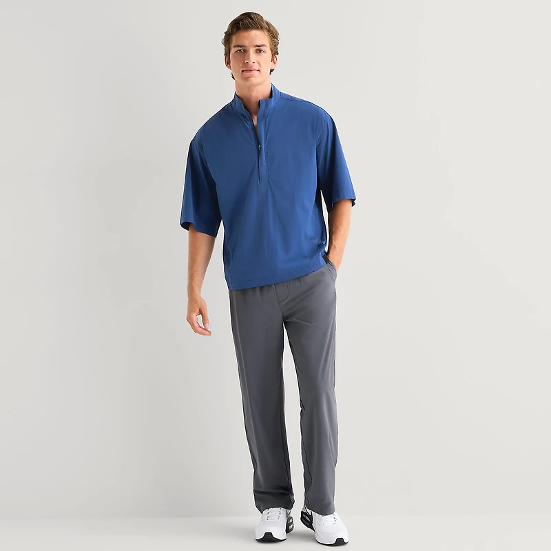 Xersion Mens Short Sleeve Quarter-Zip Pullover