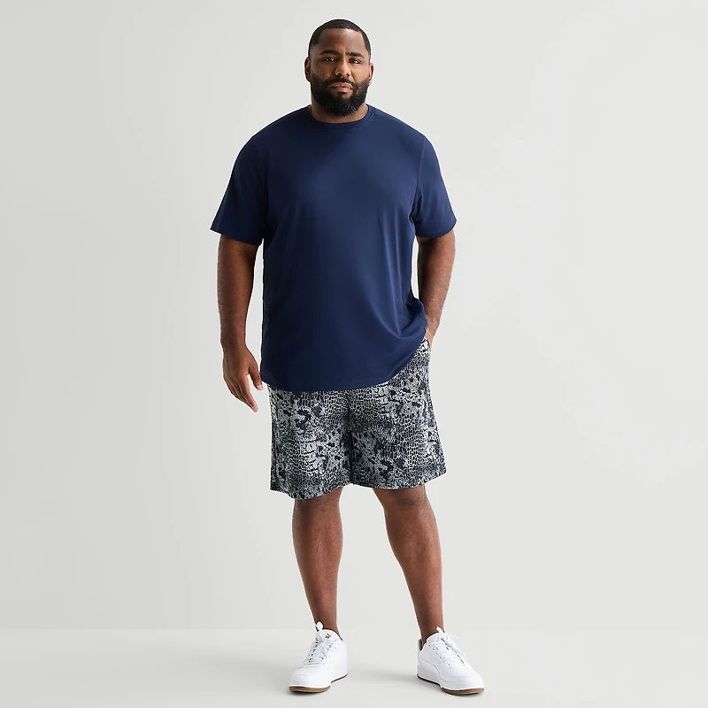 Shaquille O'Neal XLG™ Mens 8" Big Moisture Wicking Workout Shorts