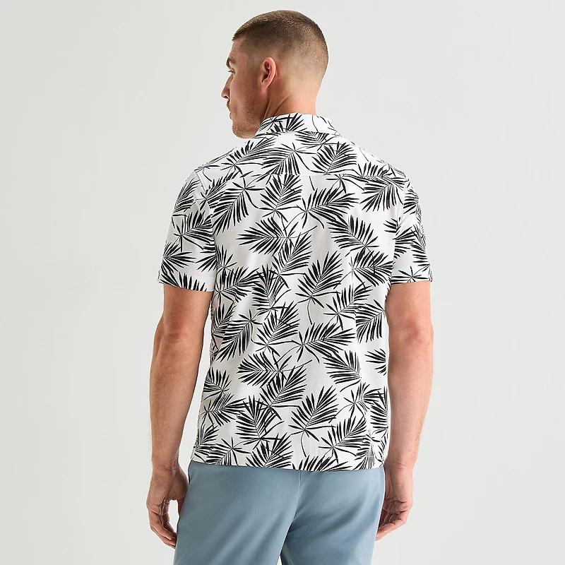 Stylus Mens Short Sleeve Camp Shirt