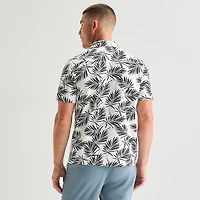 Stylus Mens Short Sleeve Camp Shirt