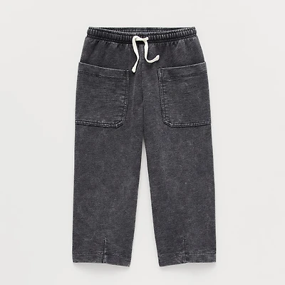 Grayson Little Toddler Boys Straight Relaxed Fit Pull-On Pant