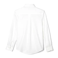French Toast Little & Big Kid Boys Wrinkle Resistant Button Down Collar Long Sleeve Dress Shirt