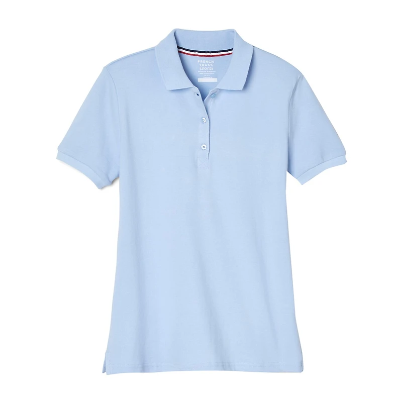 French Toast Little & Big Kid Girls Short Sleeve Regular Fit Polo Shirt