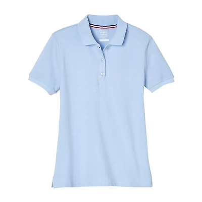 French Toast Little & Big Kid Girls Short Sleeve Regular Fit Polo Shirt