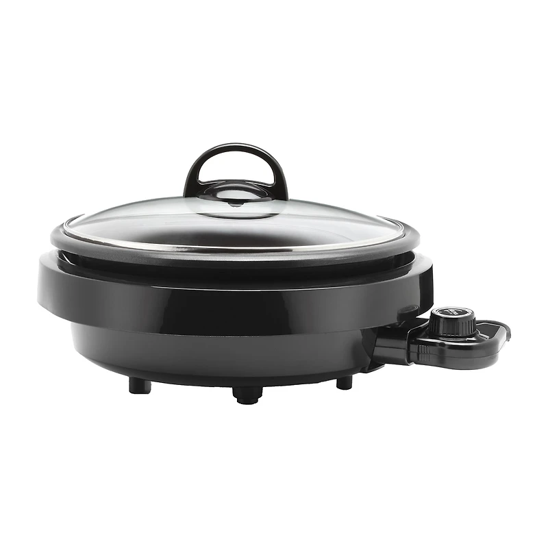 Aroma ASP-137B 3-Qt. 3-In-1 Grillet, Black