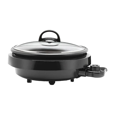 Aroma ASP-137B 3-Qt. 3-In-1 Grillet, Black