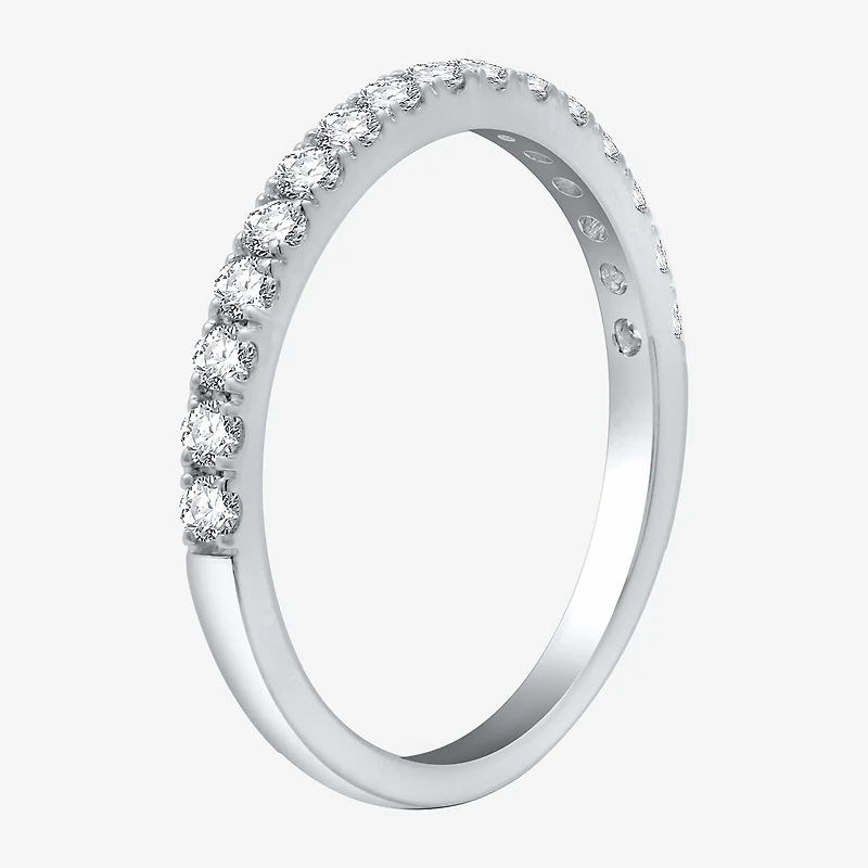 (H-I / Si2-I1) Womens 1 3/4 CT. T.W. Lab Grown White Diamond 10K Gold Pear Side Stone Halo Bridal Set