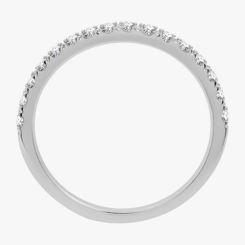 (H-I / Si2-I1) Womens 1 3/4 CT. T.W. Lab Grown White Diamond 10K Gold Pear Side Stone Halo Bridal Set