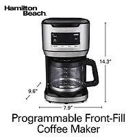 Hamilton Beach 14-Cup Programmable Front Fill Coffee Maker