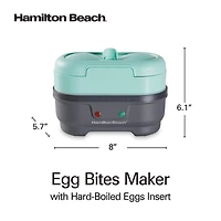 Hamilton Beach Egg Bites Maker with Hard Boiled Egg Tray
