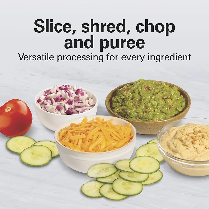 Hamilton Beach Stack & Snap 10 Cup Food Processor