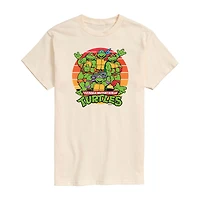 Mens Crew Neck Short Sleeve Classic Fit Teenage Mutant Ninja Turtles Graphic T-Shirt