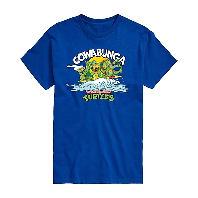 Mens Crew Neck Short Sleeve Classic Fit Teenage Mutant Ninja Turtles Graphic T-Shirt