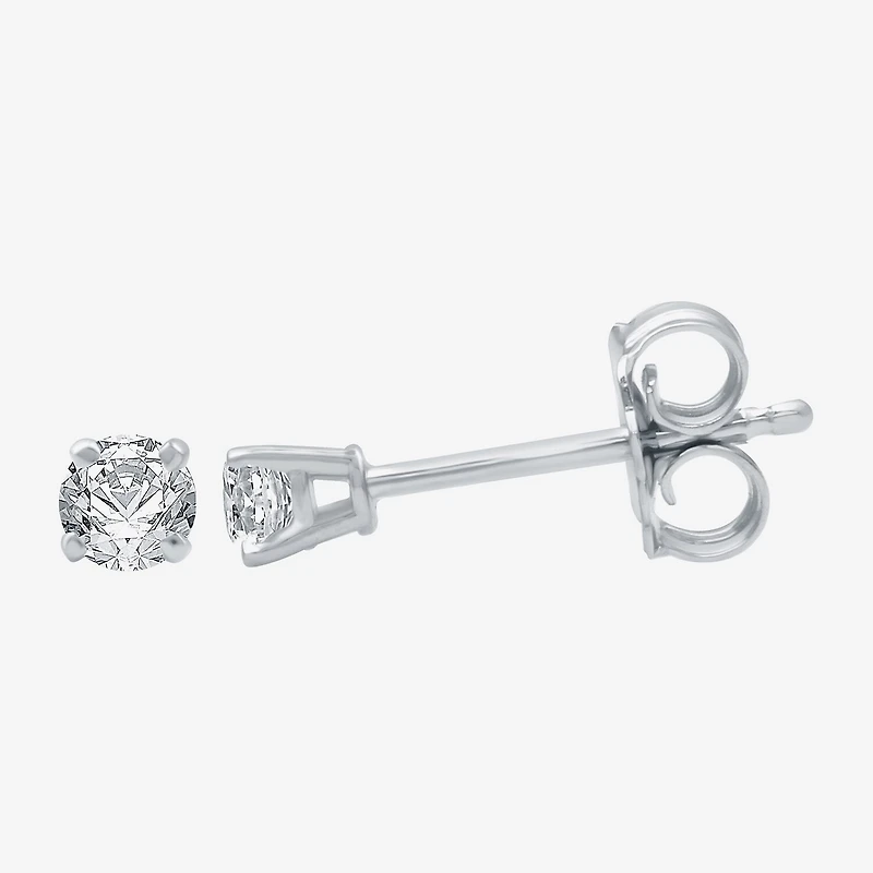 Deluxe Collection 1/4 CT. T.W. Natural White Diamond 14K Gold 3.2mm Stud Earrings