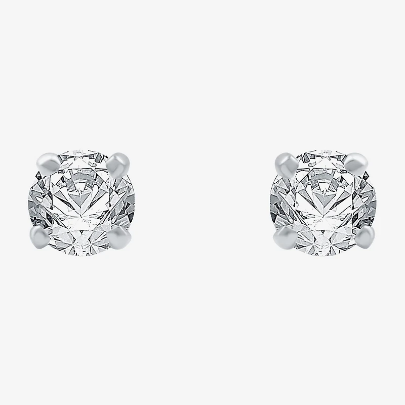 Deluxe Collection 1/4 CT. T.W. Natural White Diamond 14K Gold 3.2mm Stud Earrings