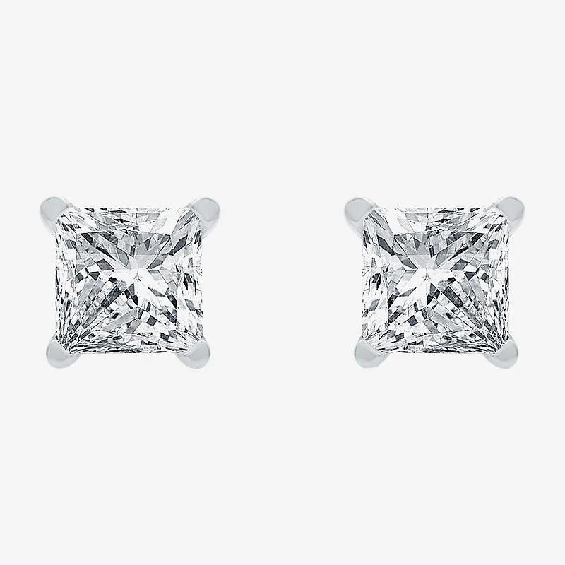 Classic Collection 1/2 CT. T.W. Natural White Diamond 10K Gold 3.9mm Stud Earrings