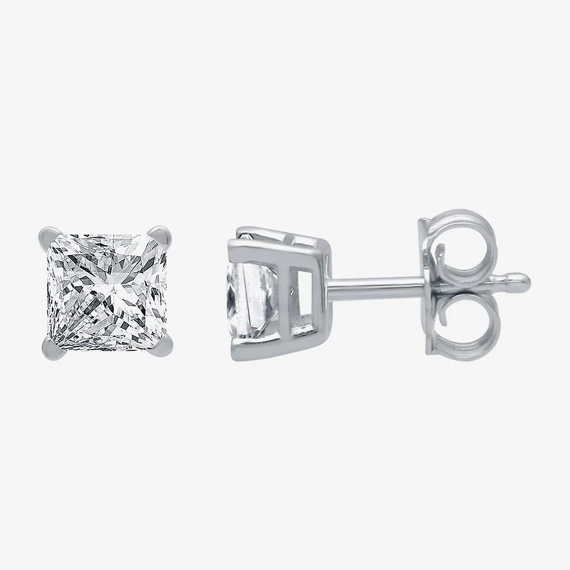 Deluxe Collection 1 CT. T.W. Natural White Diamond 14K Gold 5.2mm Stud Earrings